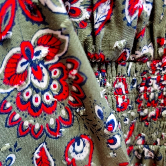 Torrid Boho Off the Shoulder Mini Dress - Picture 3 of 3